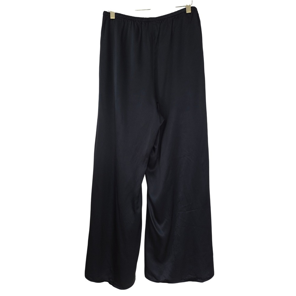 J. Crew Cosmo pant in luster charmeuse Pull-On Womens PM Black NWT $158 CN715 - Picture 4 of 7